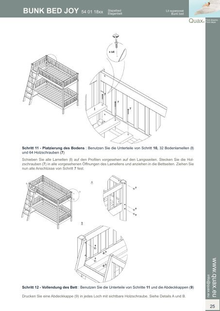 BUNK BED JOY - File dans ta chambre