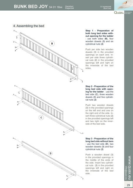 BUNK BED JOY - File dans ta chambre