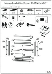 Montagehandleiding Dresser 5 MIX & MATCH - File dans ta chambre