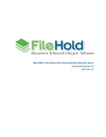 Download the list of FileHold helpIDs and the associated URLs