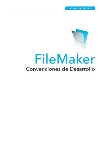 Convenciones de Desarrollo con FileMaker