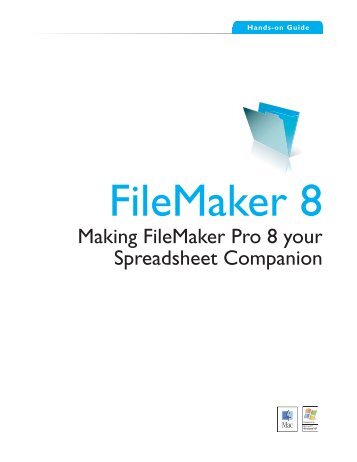 Making FileMaker Pro 8 your Spreadsheet Companion