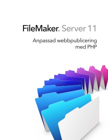 Anpassad webbpublicering med PHP - FileMaker