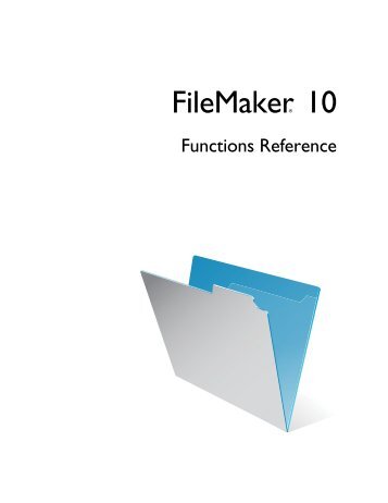 FileMaker Functions Reference