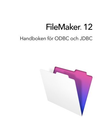 ODBC och JDBC - FileMaker