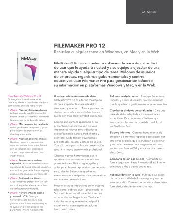 FILEMAKER PRO 12