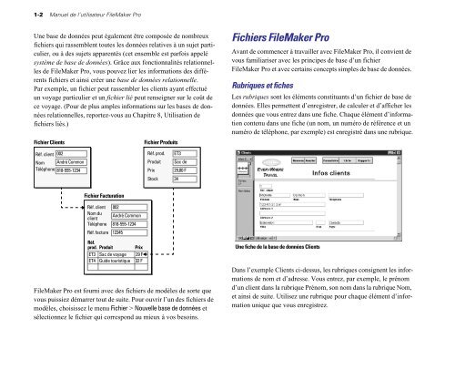 FileMaker Pro 5 Manuel de l'utilisateur