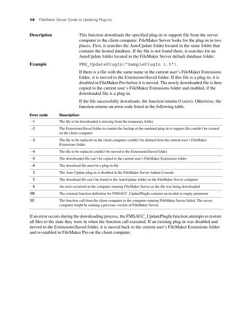 FileMaker Server Guide to Updating Plug-ins
