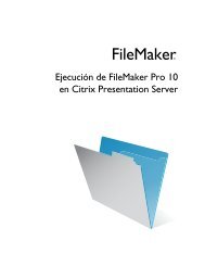 Antes de instalar Citrix Presentation Server - FileMaker