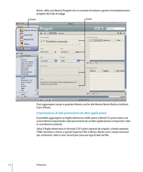 Bento® 3 Manuale utente - FileMaker