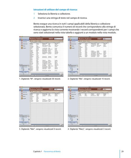 Bento® 3 Manuale utente - FileMaker