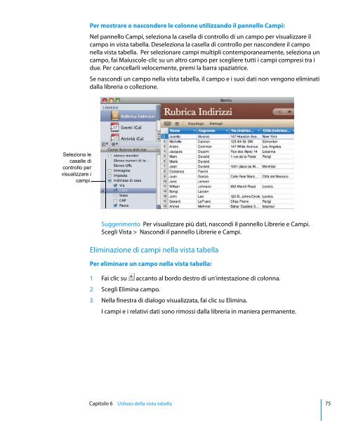 Bento® 3 Manuale utente - FileMaker