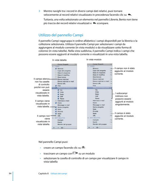 Bento® 3 Manuale utente - FileMaker