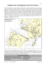 STRIKE-SLIP AND OBLIQUE-SLIP TECTONICS