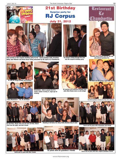 Filipino Star July 2012 Issue