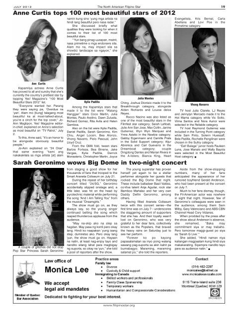 Filipino Star July 2012 Issue