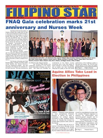 May 2013 Edition - Filipino Star