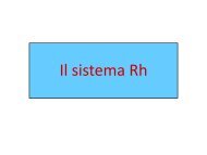 Il sistema Rh