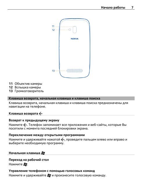 Руководство по эксплуатации Nokia Lumia 610 - SotMarket.ru ...