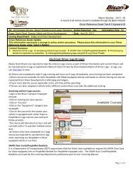 Electronic Driver Logs (E-Logs) - Bison Transport