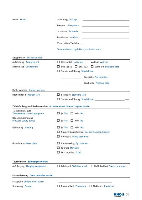 Datenblatt MX - KNOLL Maschinenbau