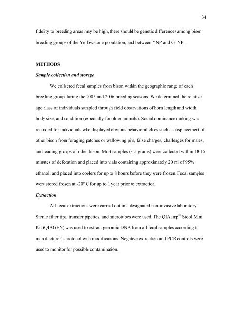 Declaration Dr. Thomas H. Pringle - Buffalo Field Campaign