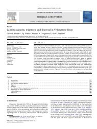 Carrying capacity, migration, and dispersal in ... - ResearchGate