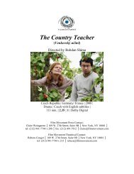 The Country Teacher - Film Movement
