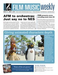 AFM to orchestras: Just say no to NES - Film Music Magazine