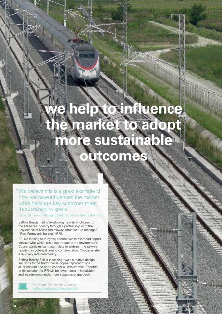 Sustainability Report 2011 - Balfour Beatty Rail