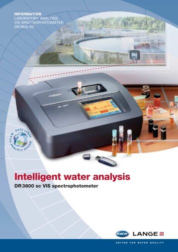 Intelligent water analysis DR 3800 sc VIS spectrophotometer - Filter