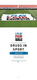 Click here to download the 2013 Drugs in Sport list - fim africa