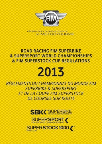 road racing fim superbike & supersport world championships & fim ...