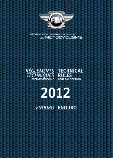 Technical Rules - FIM