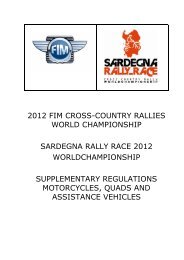 Sardegna Rally Race 2012 - FIM