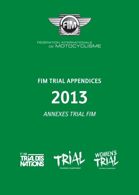 Annexes Trial FIM 2013