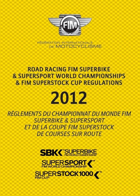 Road Racing FIM Superbike & Supersport World Championships