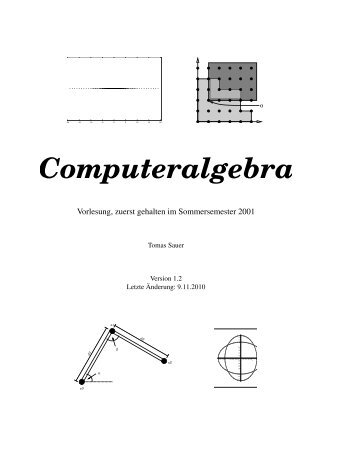Computer Algebra - Fakultät für Informatik und Mathematik