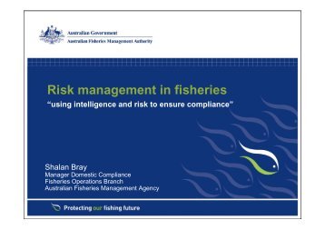 Risk Management in Fisheries