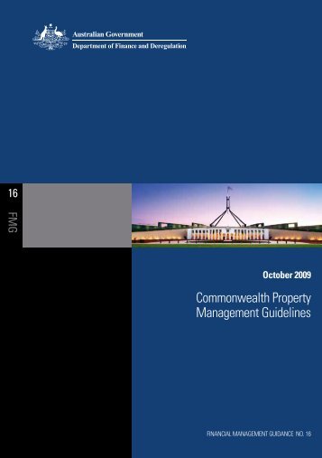 commonwealth Property management guidelines - Department of ...