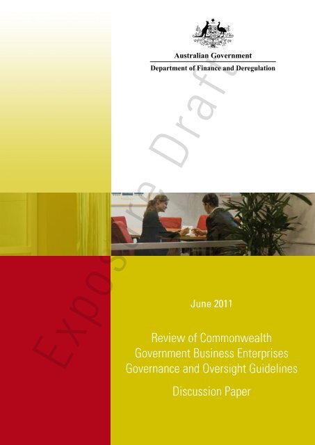 Review of Commonwealth Government Business Enterprises ...