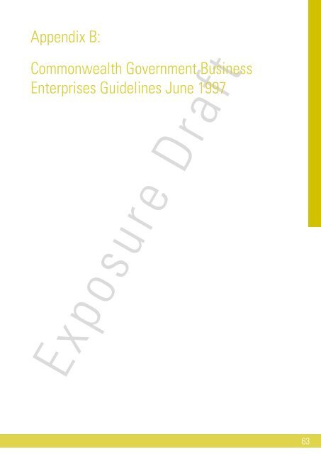 Review of Commonwealth Government Business Enterprises ...