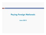 Paying Foreign Nationals - Finance - University of Michigan