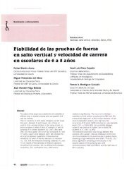 fiabilidad de las pruebas de fuerza en salto vertical y velocidad de ...