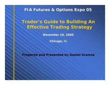 Trader's Guide to Building An Effective Trading Strategy