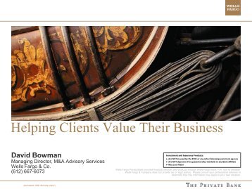 Helping Clients Value Their Business - Financial Executives ...