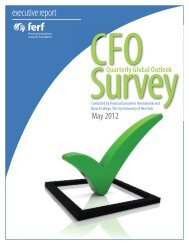 CFO Quarterly Outlook Survey - Financial Executives International