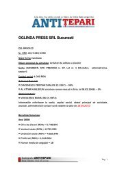 OGLINDA PRESS SRL Bucuresti - Financiarul