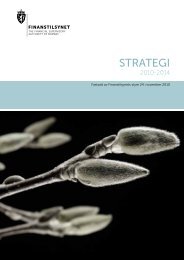 Finanstilsynets strategi 2010-2014