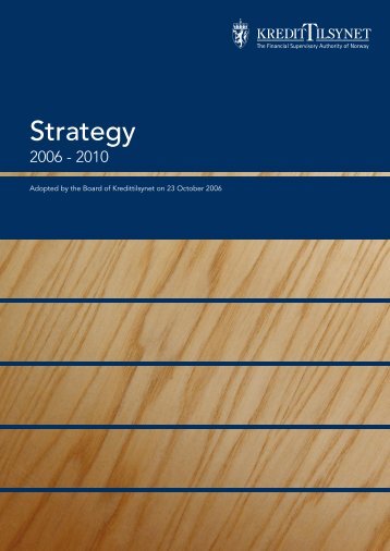 Strategy - Finanstilsynet